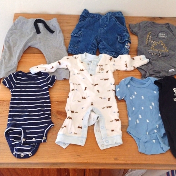 Carter's Baby Boy Clothing Age Newborn 6 Pieces - Picture 1 of 9